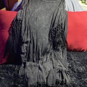 Black stone washed looking by velzera dress